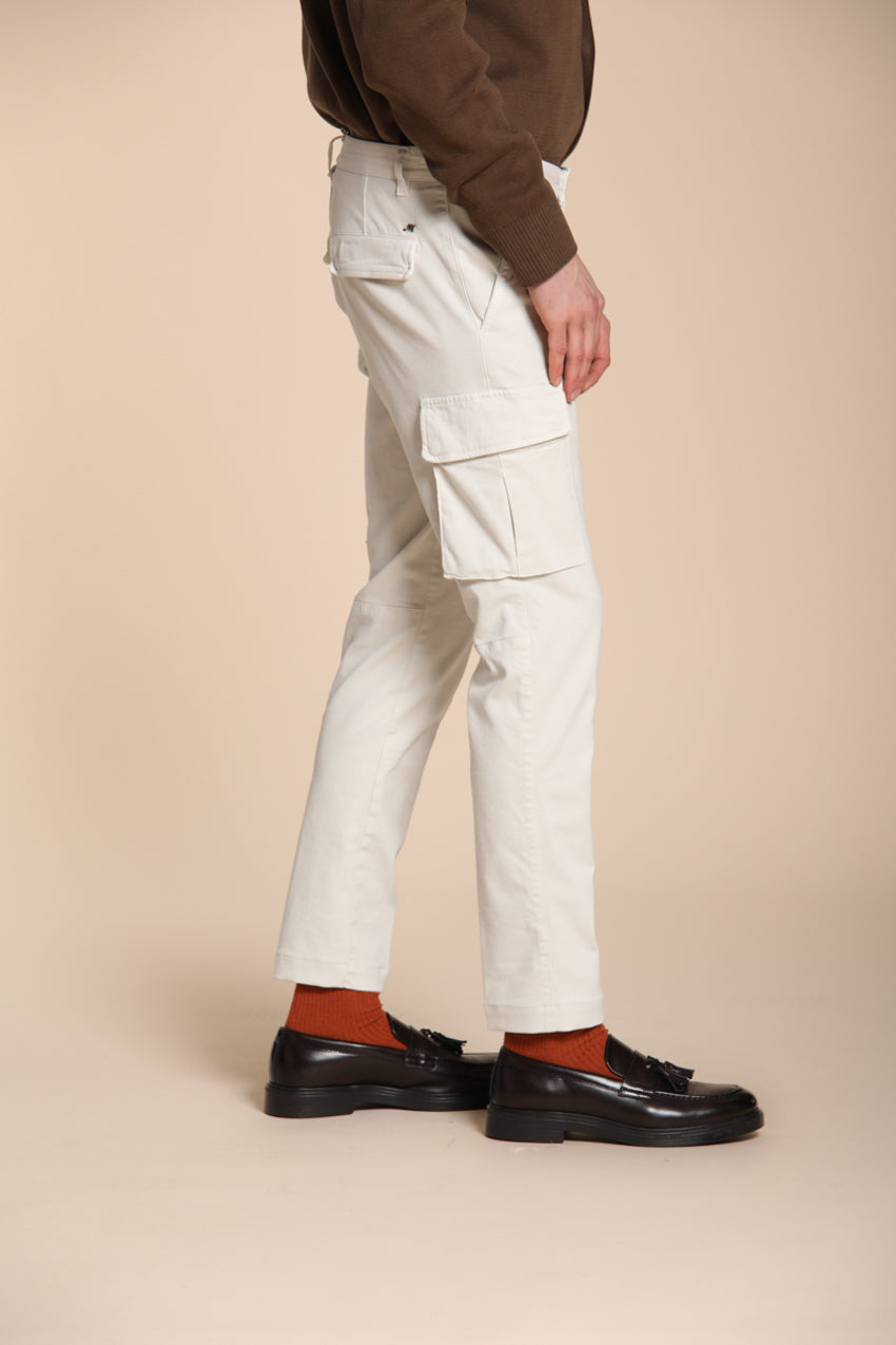 Foto 4 Chile pantalone cargo in gabardina stretch regular fit