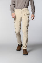 Chile pantalone cargo in velluto costa francia regular fit
