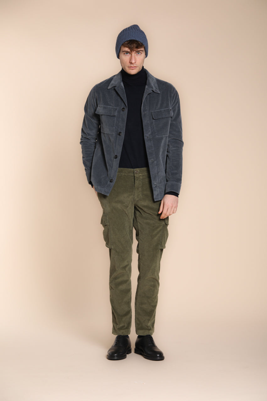 Chile pantalon cargo en velours côtelé français regular fit