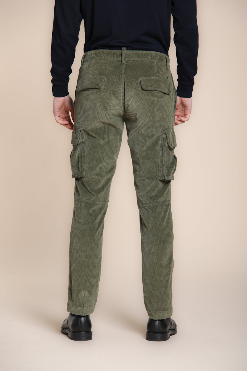 Chile pantalon cargo en velours côtelé français regular fit