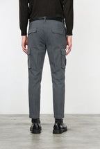 Chile Cargo-Hose Herren aus Stretch-Baumwolle mit Diagonalstruktur, Regular Fit
