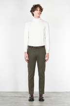 Chile Men's Cargo Pants in Stretch Cotton Diagonal Weave Regular Fit