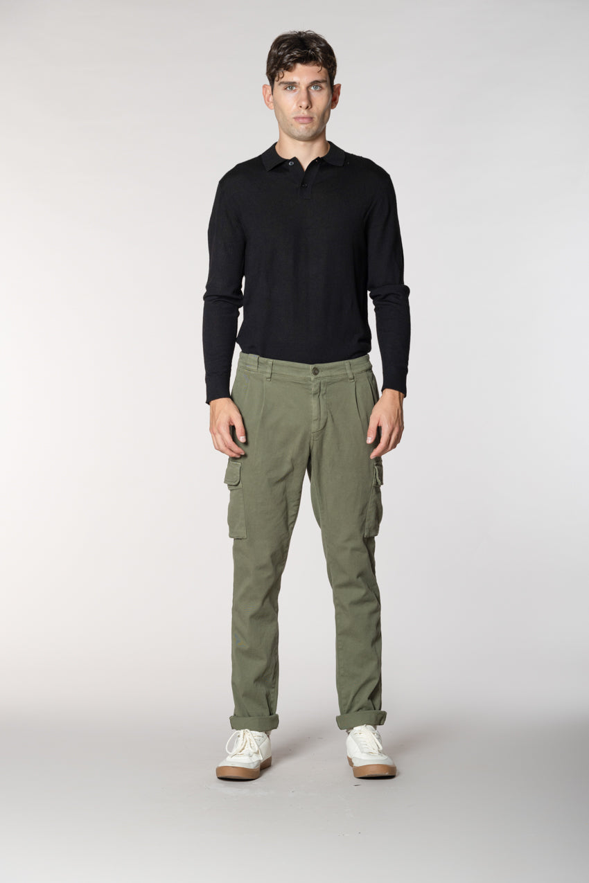 Chile 2 Pinces men’s cargo pants in wool regular fit