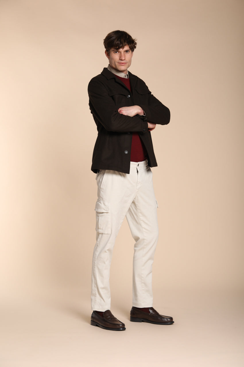 Chile 2 Pinces men’s cargo pants in wool regular fit