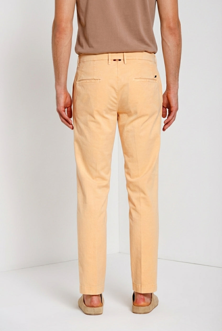 New York delamere pantalone chino uomo in twill leggero stretch regular fit