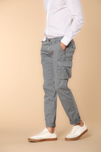 Chile Herren Cargo Hose aus leichtem Pima-Baumwoll-Twill Special Washing Extra-Slim Fit