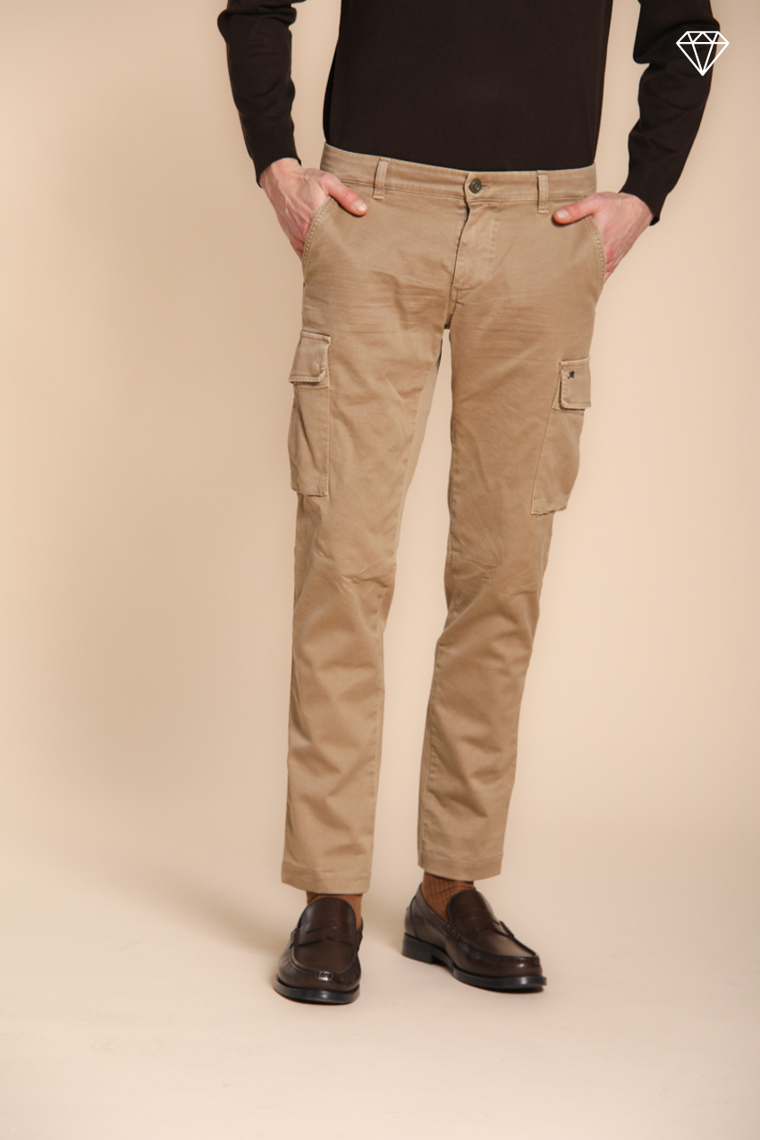 Chile Herren-Cargohose aus Gabardine extra slim fit ①
