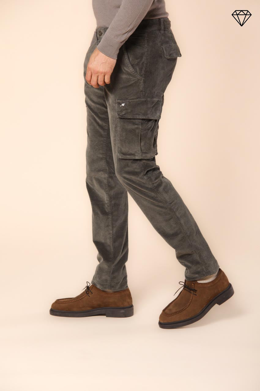 Chile Herren-Cargohose aus 500-rippigem Samt extra slim fit ①
