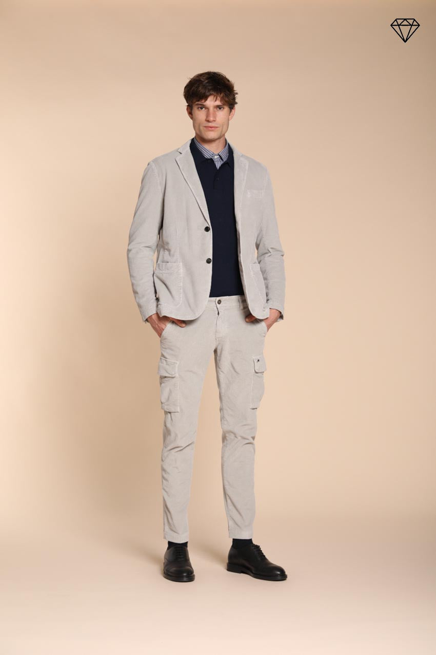 Chile Herren-Cargohose aus 500-rippigem Samt extra slim fit ①