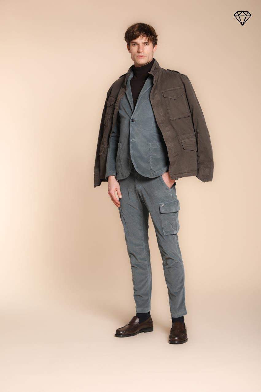 Chile Herren-Cargohose aus 500-rippigem Samt extra slim fit ①