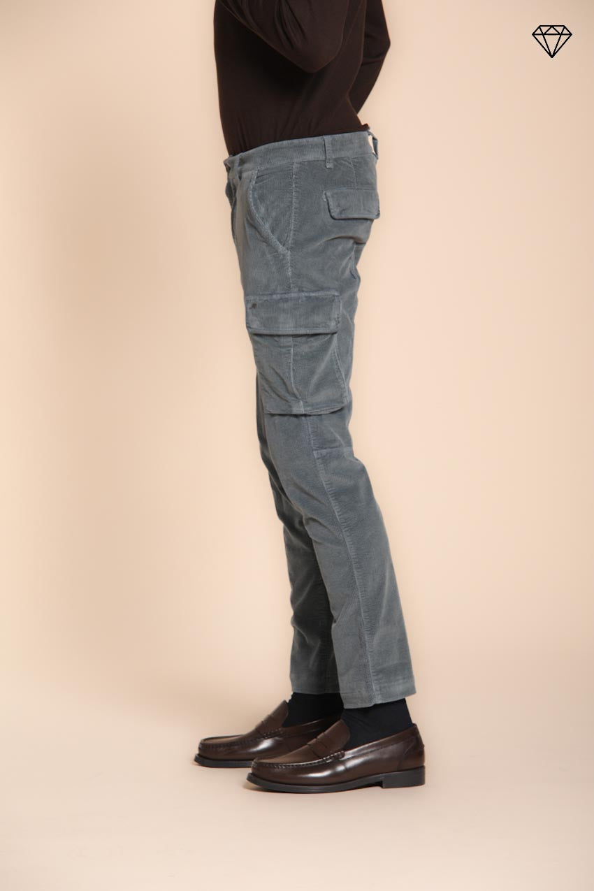 Chile Herren-Cargohose aus 500-rippigem Samt extra slim fit ①