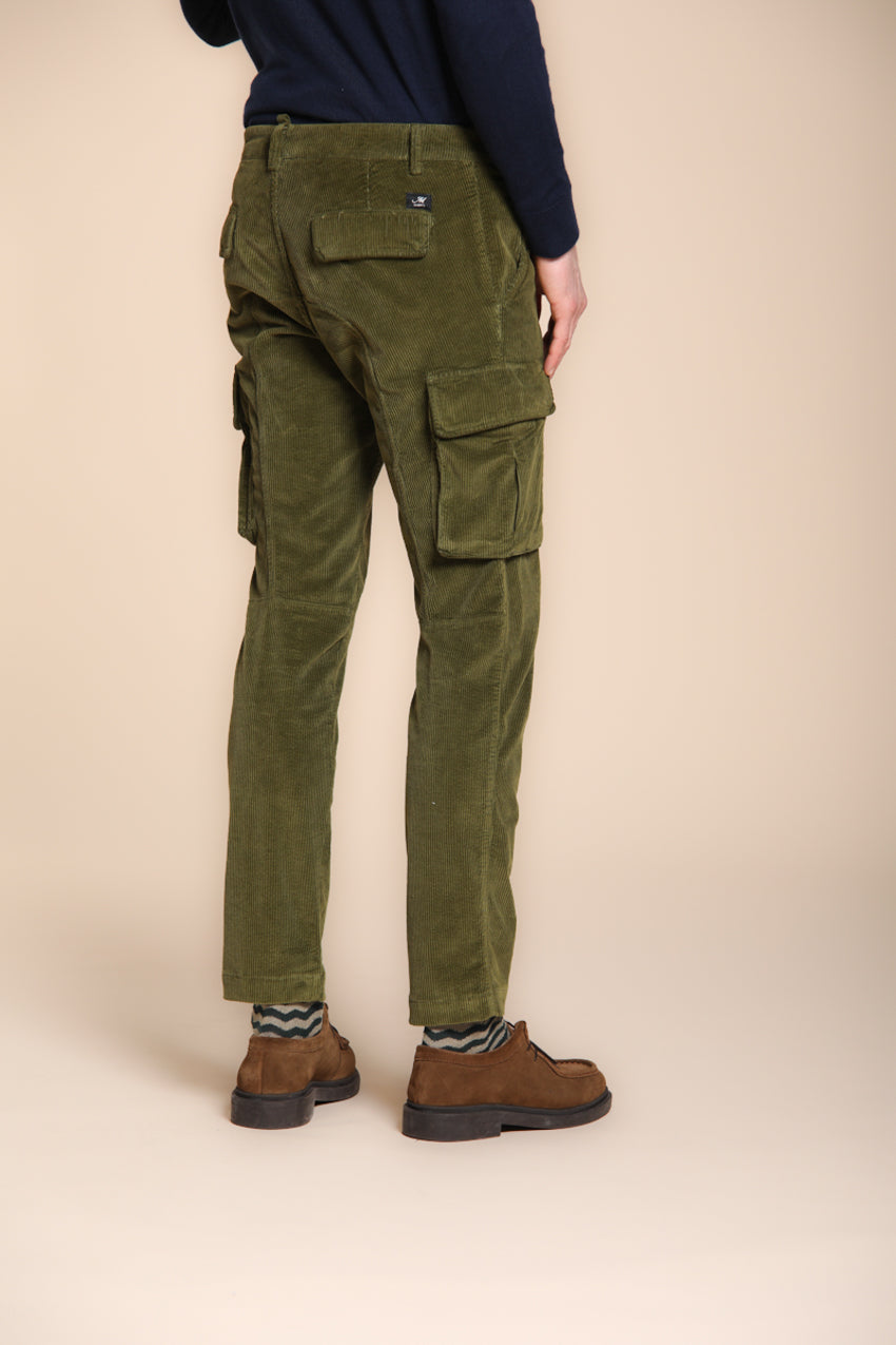 Chile pantalon cargo homme en velours 500 côtes extra slim fit ①