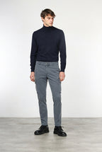 Chile men's cargo pants in stretch gabardine, extra slim fit ①