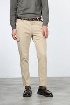 Chile men’s cargo pants in stretch gabardine, extra slim fit ①