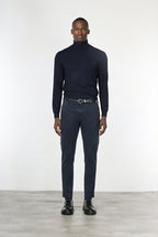 Chile 1 Pinces men's cargo pants in stretch gabardine, extra slim fit ①
