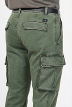 Chile men’s cargo pants in stretch gabardine, extra slim fit ①