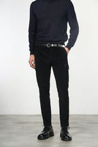 Chile 1 Pinces men’s cargo pants in 500-wale velvet with extra slim fit ①