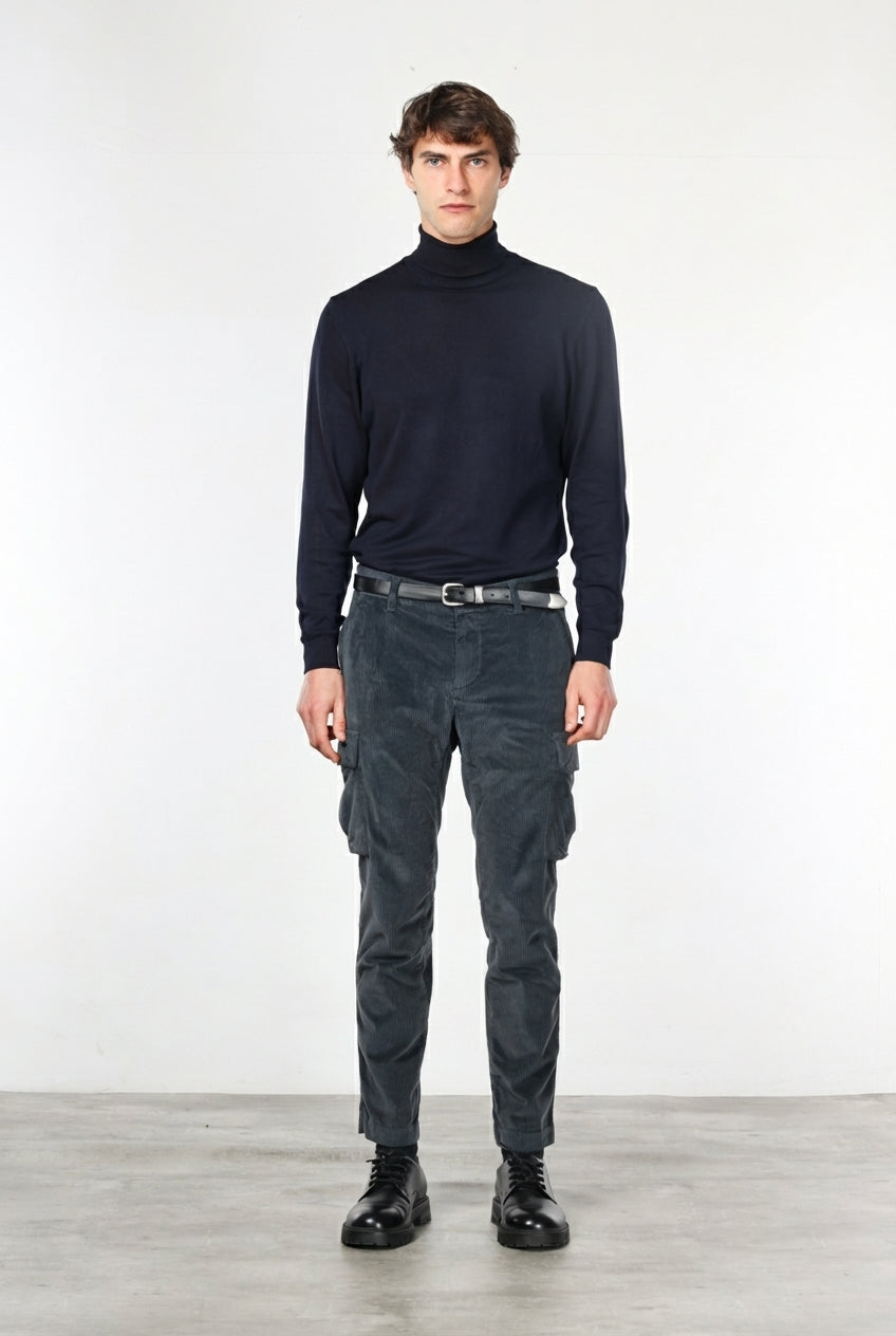 Chile men's cargo pants in 500-wale corduroy, extra slim fit ①