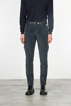 Chile men's cargo pants in 500-wale corduroy, extra slim fit ①