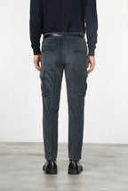 Chile men's cargo pants in 500-wale corduroy, extra slim fit ①