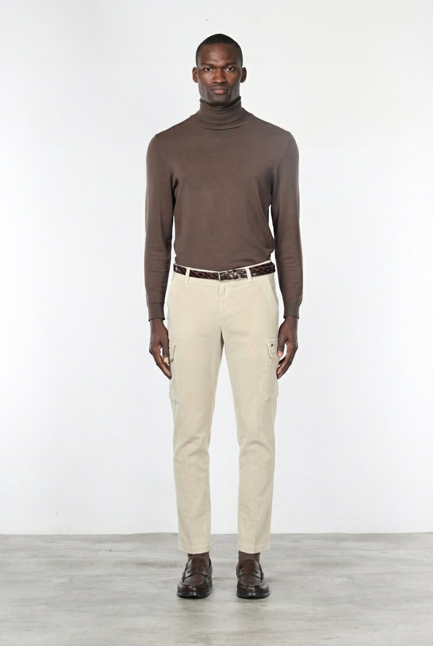 Chile cargo pants for men in 500-wale corduroy, extra slim fit ①