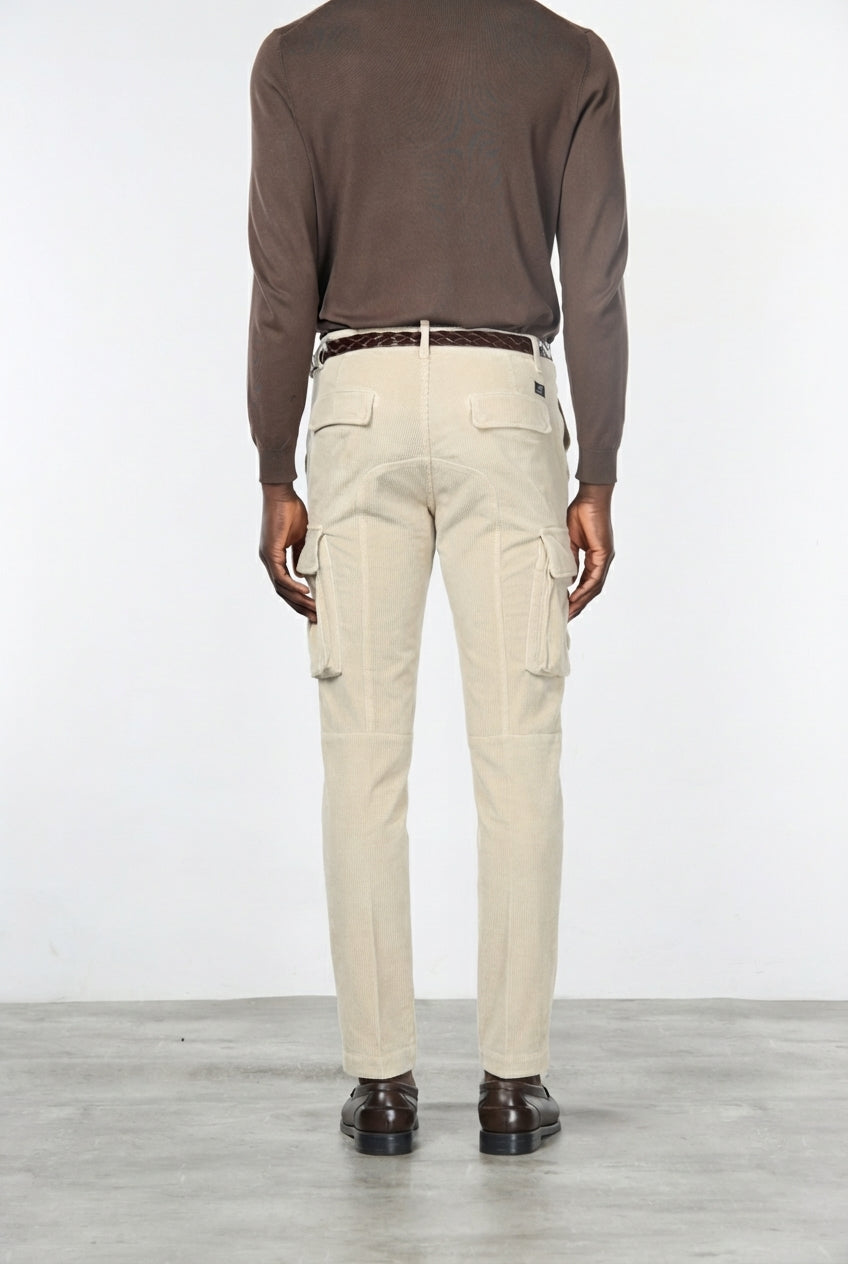 Chile cargo pants for men in 500-wale corduroy, extra slim fit ①