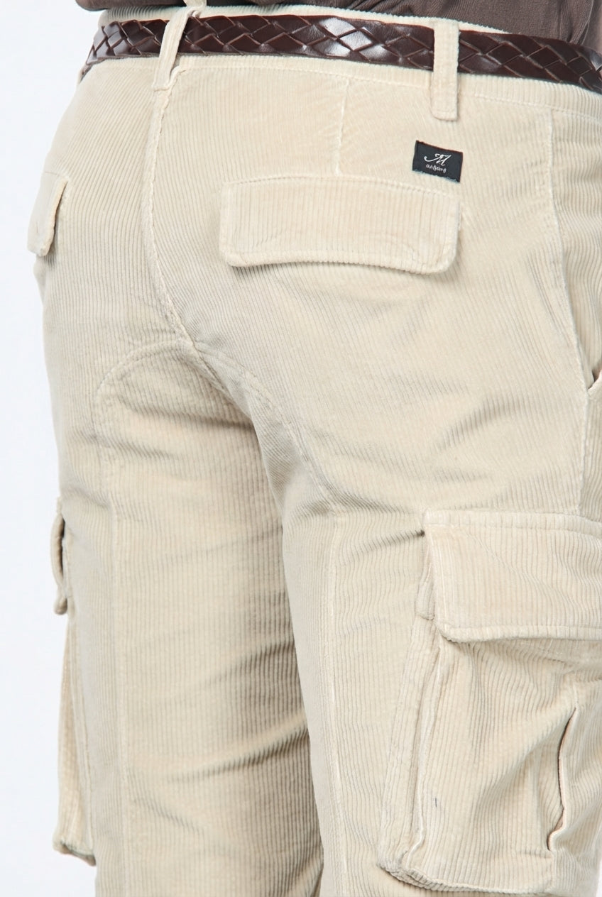 Chile cargo pants for men in 500-wale corduroy, extra slim fit ①