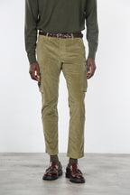 Chile men’s cargo trousers in 500-wale corduroy, extra slim fit ①
