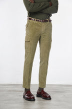 Chile men’s cargo trousers in 500-wale corduroy, extra slim fit ①