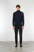Chile men's velvet cargo pants 500 extra slim fit stripes ①