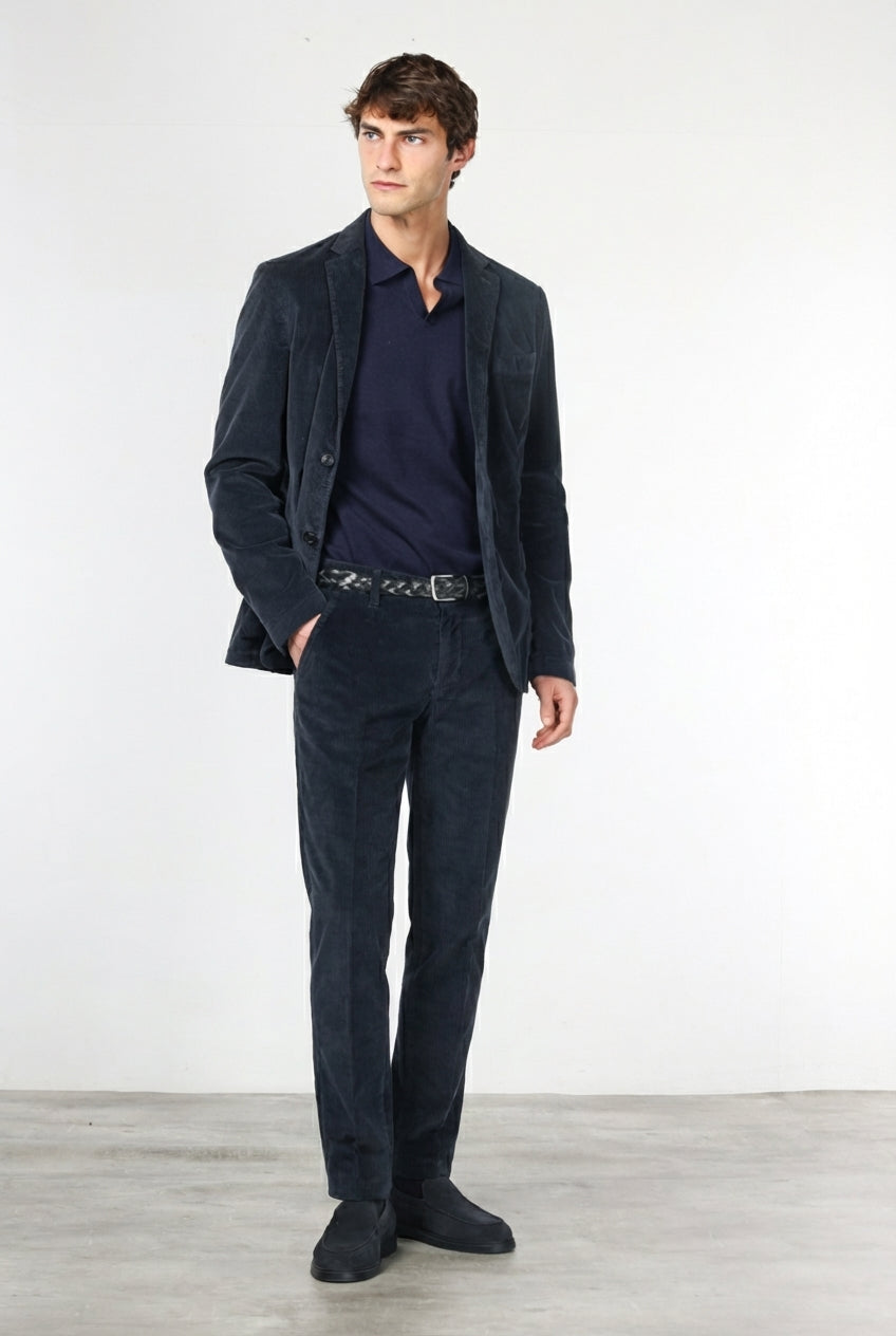 Chile men’s cargo pants in 500-wale corduroy, extra slim fit ①