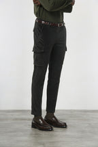 Chile men’s cargo pants in 500-wale velvet with extra slim fit ①