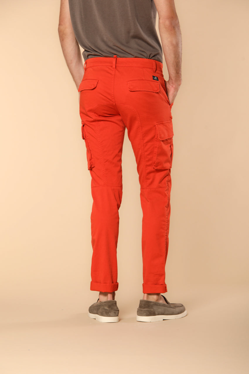 Chile pantalon cargo homme en satin stretch coupe Extra Slim ①