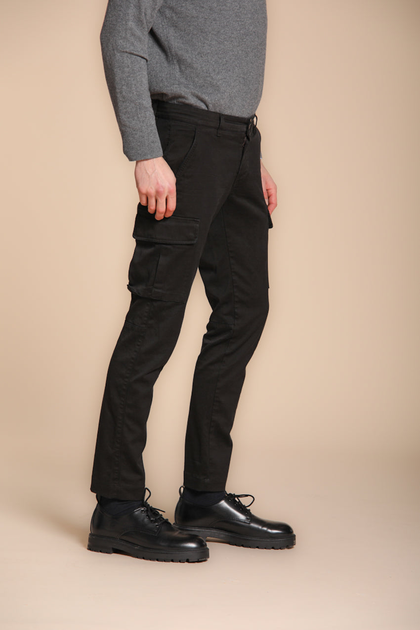 Chile pantalon cargo homme en gabardine extra slim fit ①