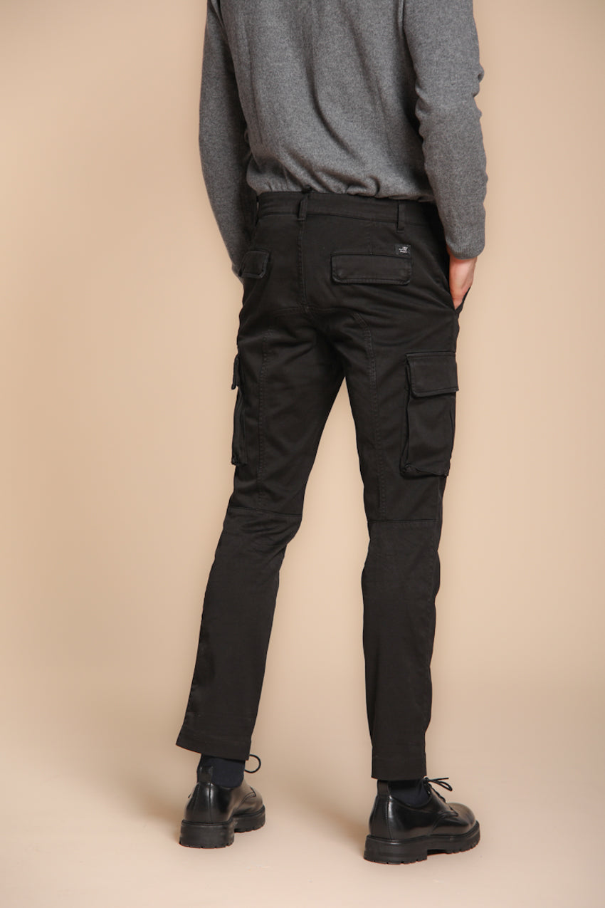 Chile pantalon cargo homme en gabardine extra slim fit ①