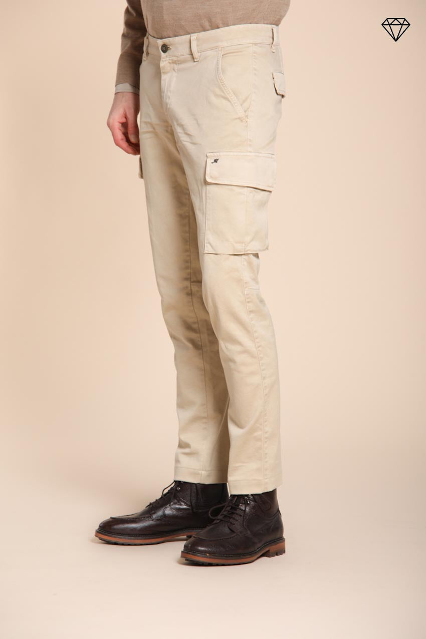 Chile Herren-Cargohose aus Gabardine extra slim fit ①