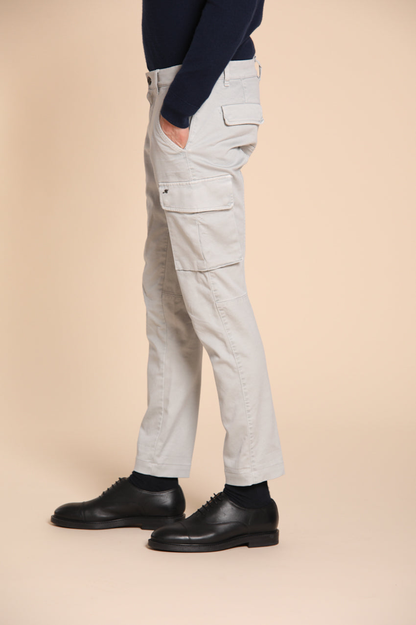 Chile pantalon cargo homme en gabardine extra slim fit ①