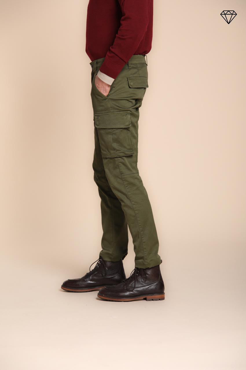 Chile Herren-Cargohose aus Gabardine extra slim fit ①