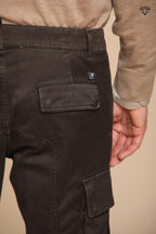 Foto 2 Chile pantalone cargo uomo in gabardina extra slim fit ①