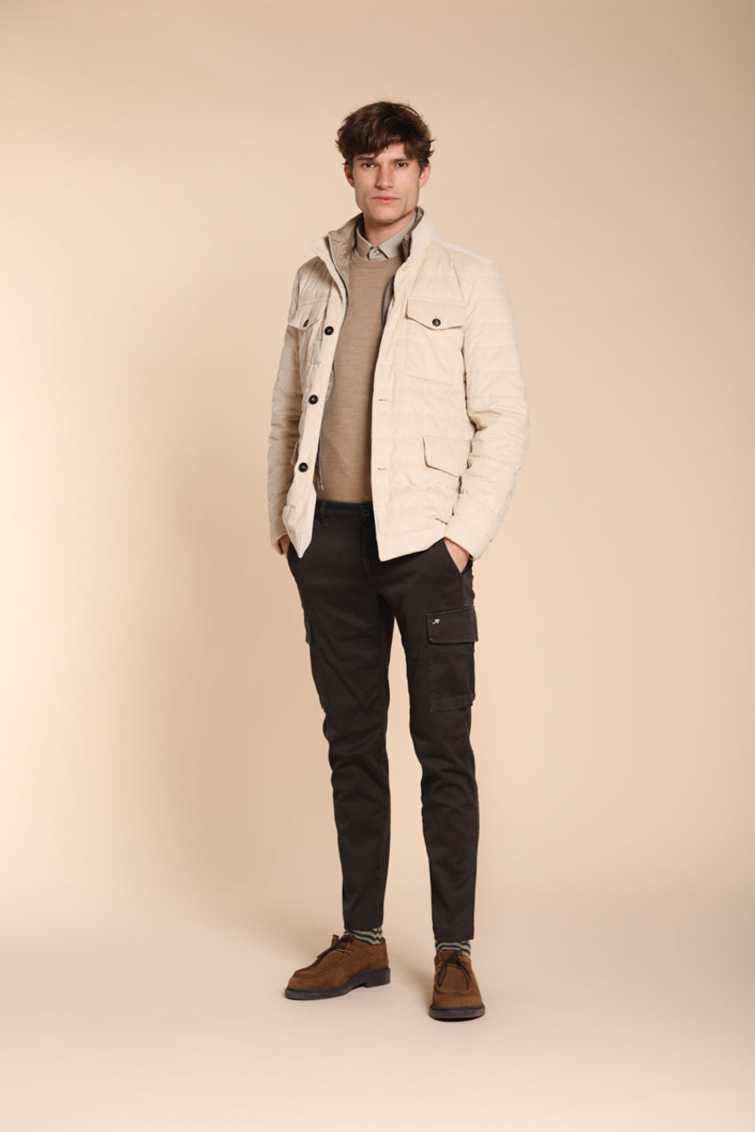 Chile pantalon cargo homme en gabardine extra slim fit ①