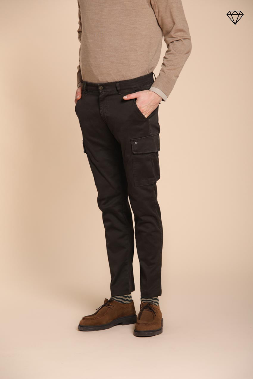 Chile Herren-Cargohose aus Gabardine extra slim fit ①