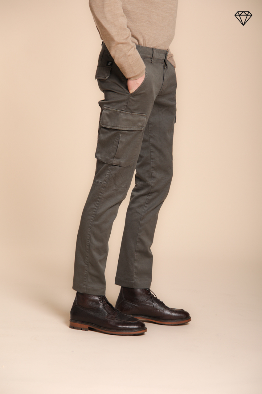 Chile Herren-Cargohose aus Gabardine extra slim fit ①