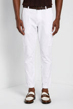 Chile men's cargo pants in stretch satin extra slim fit ①