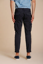 Chile men's cargo pants in stretch satin extra slim fit ①