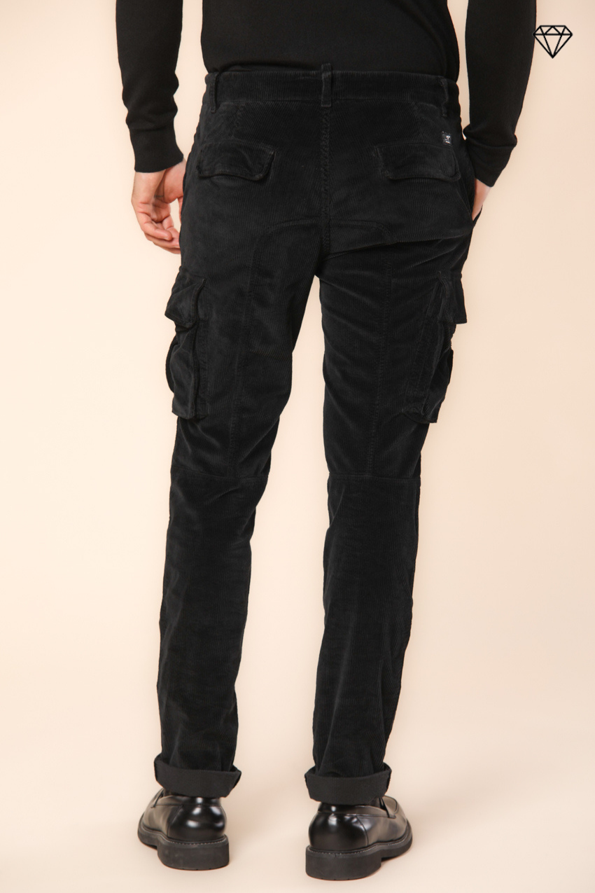 Chile pantalon cargo homme en velours 500 côtes extra slim fit ①