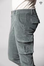 Chile Herren-Cargohose aus 500-Rippen-Samt extra slim fit ①