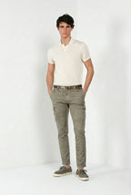 Chile Hose Cargo Herren aus Twill Camouflage-Print extra slim fit ①