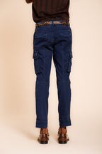 Chile pantalon cargo homme en satin stretch extra slim fit ①