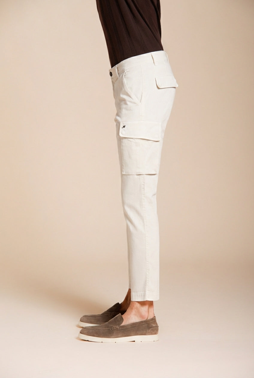 Chile Herren Cargohose aus Stretch-Satin extra slim fit ①