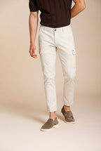 Chile Herren Cargohose aus Stretch-Satin extra slim fit ①